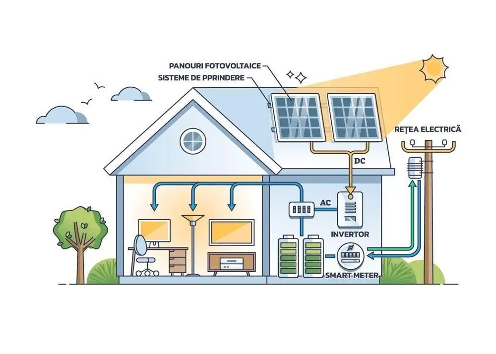 KIT SISTEM FOTOVOLTAIC 10KW